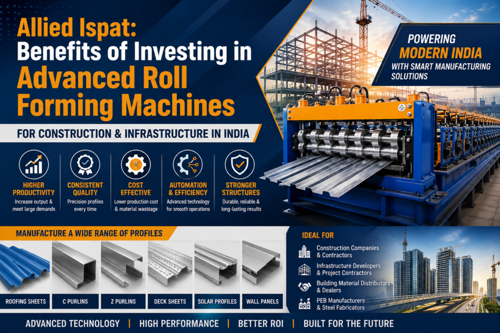 Roll Forming Machine Manufacturer in India | Allied Ispat